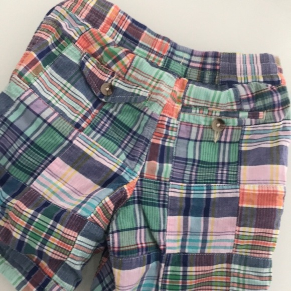 Rare Reversible Denim shorts Madras combo - Picture 5 of 8